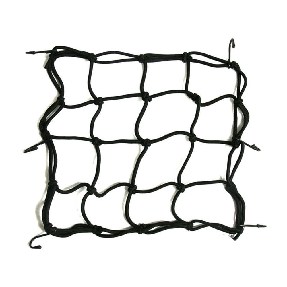 Motorcykel bagage netto cykel 6 kroge holde nede brændstoftank bagage mesh web bungee sort motorcykel cykel 6 kroge tank bil styling