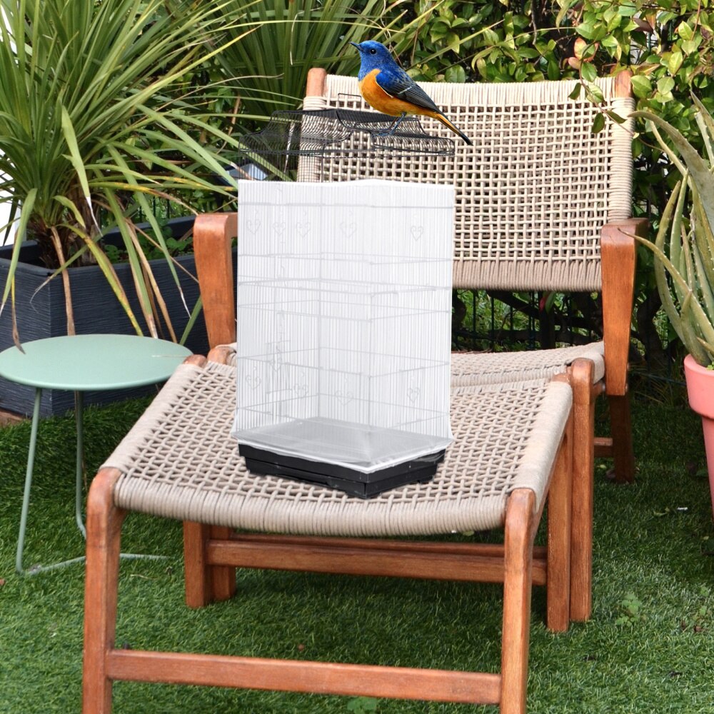 1PC Splash-proof Birds Cage Cover Birds Cage Dust Cover Parrot Birds Cage Cover