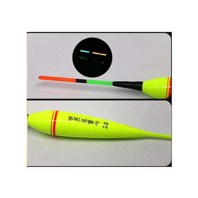 Elektronische lichtgevende dobber voor het vissen met harde vis, dobber met led-licht, oceaanrotsvissen, meervisdobber, batterijvisserij