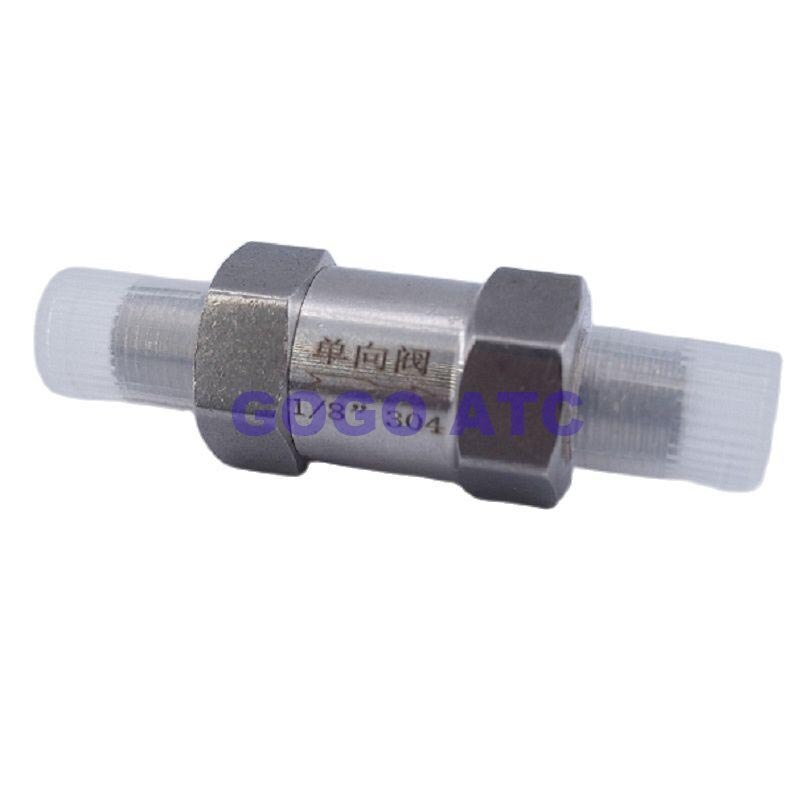 GOGO Combined Modular Check valve 1/8 1/4 1/2 male thread stainless steel 304 high temperature acid-proof one-way check valve