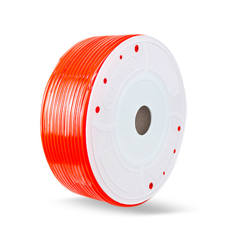 1m/5m/10m luftkomponentslange 4mm 6mm 8mm 10mm 12mm polyuretanrør pneumatisk slange pu-rør luftrør kompressorslange: Rød / Od 8 xid 7mm / 45cm