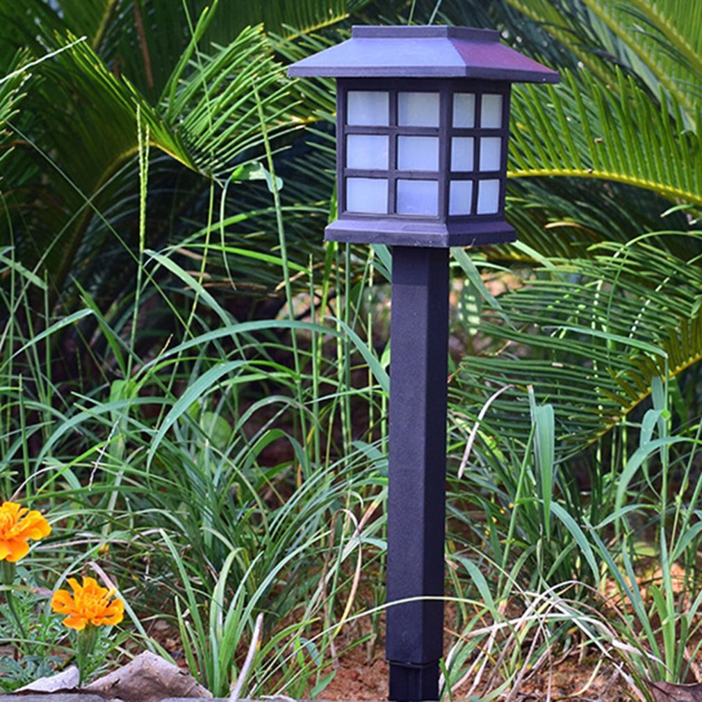Solar Lights LED Decorative Columns Post Lantern Pole Lamp Pathway Garden Light Landscape Lighting Patio Yard Deck Path