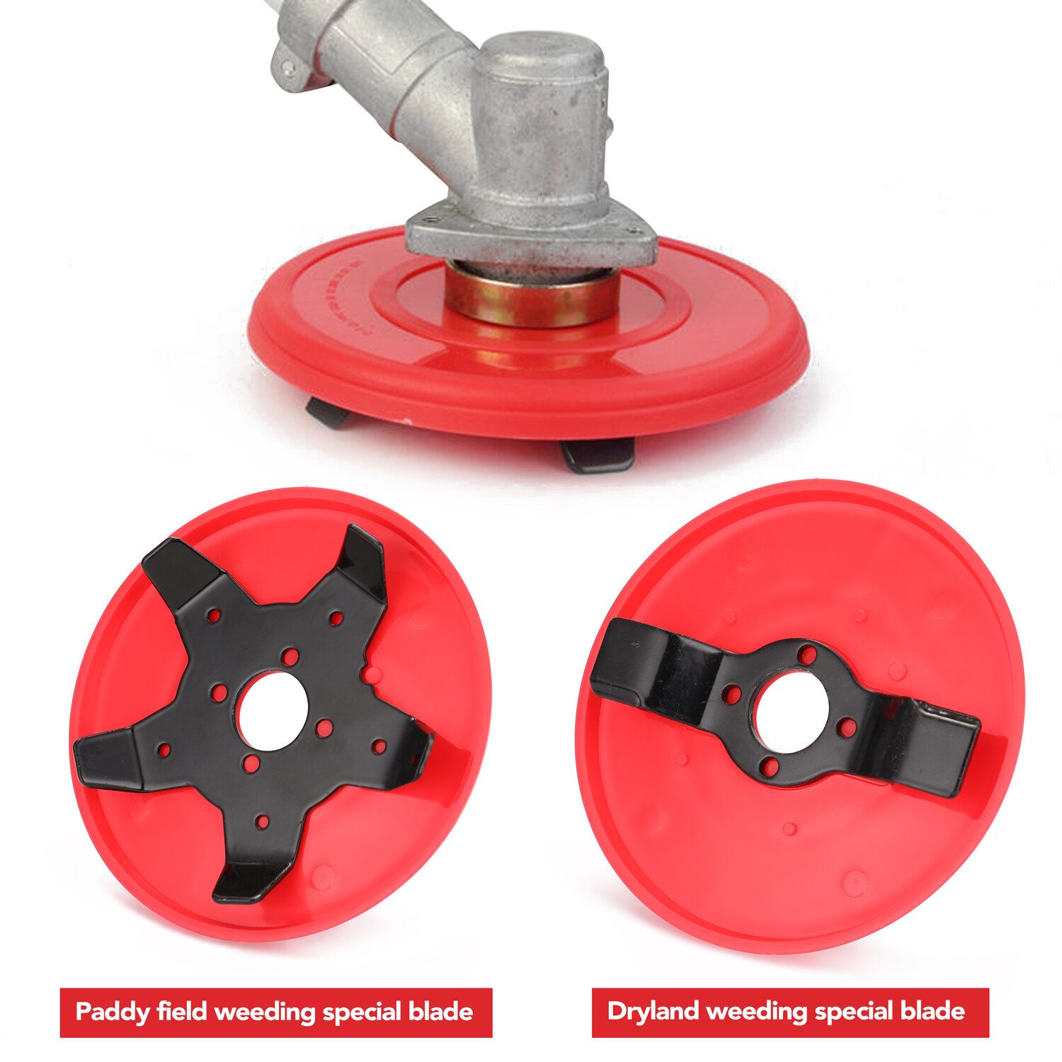 Trimmer Head Brush Cutter Head Weeder Plate Blades Lawn Mower Trimmers Heads Parts Brush Cutter Tool Accessories