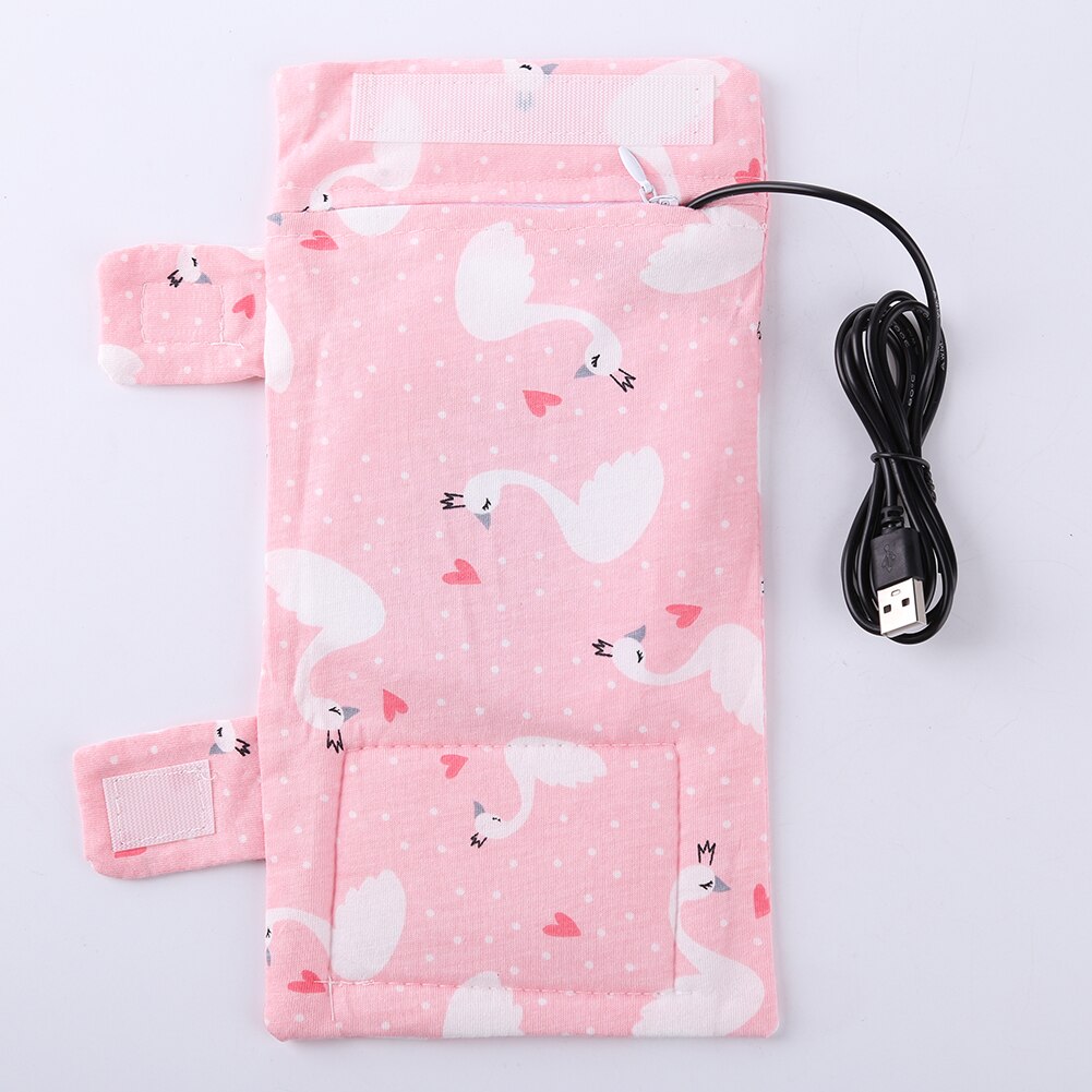 USB Baby Milk Bottle Warmer Heater Thermal Bag Safety Outdoor Baby Nursing Feeding Bottle Thermostat Heater Insulated Bag