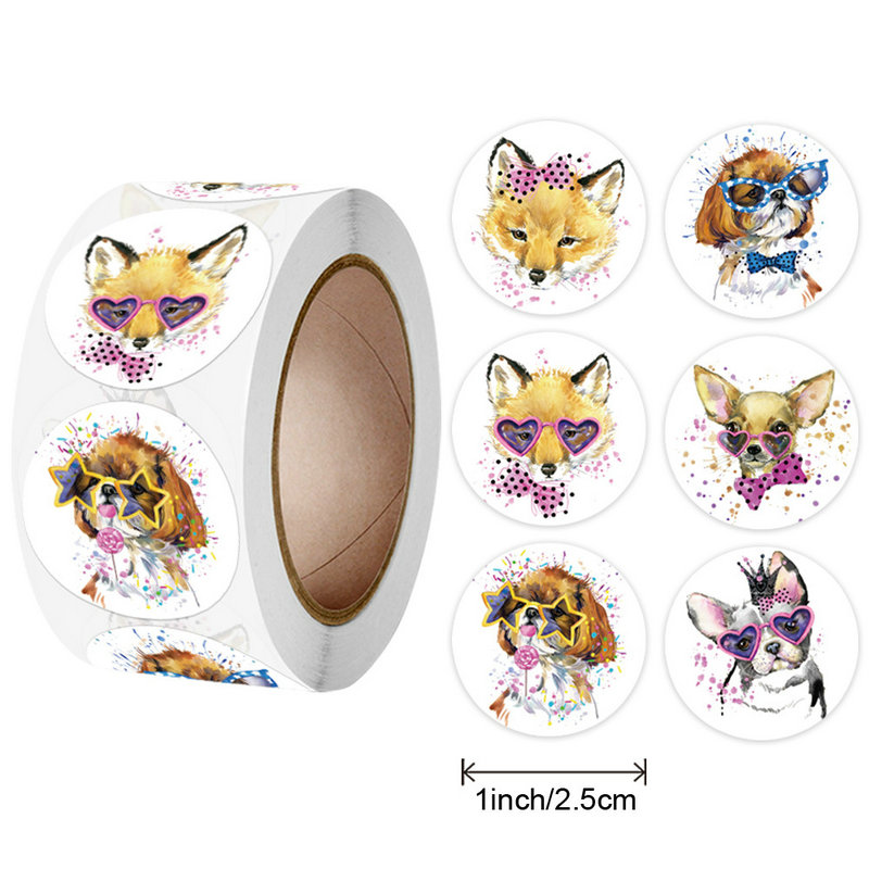 NIEUW Kinderdecoratie mooie stickers schoolleraar beloningssticker Cartoons, dieren, labels Kleefstof: Blauw