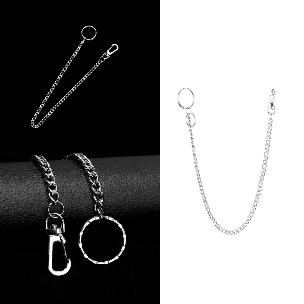 Multi Stile Straße groß Ring Schlüssel Kette Felsen Punk Schlauch Hipster Schlüssel Ketten Schlauch Keychain HipHop Zubehör