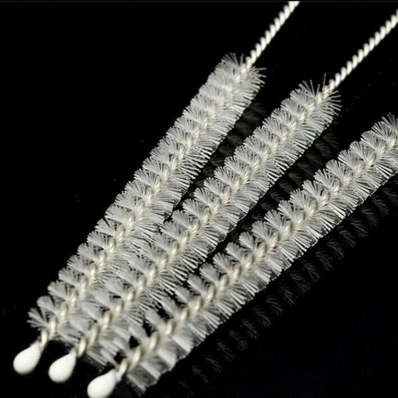 Pailles en métal réutilisables, 1, 4, 6, 8 pièces, en acier inoxydable, avec brosse de nettoyage, accessoires pour tasses et bars