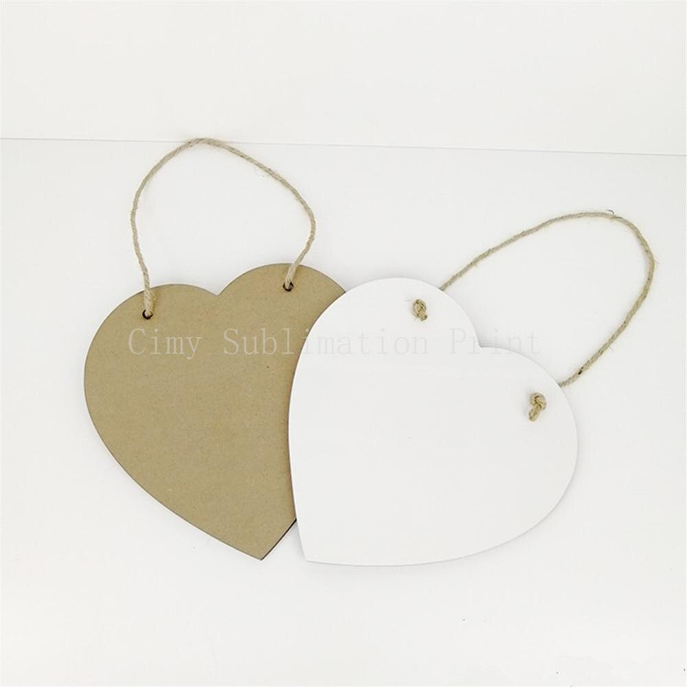 Freies 10 teile/los MDF holz Material DIY wärme Sublimation tür hängen Zauberstab dekoration behänge