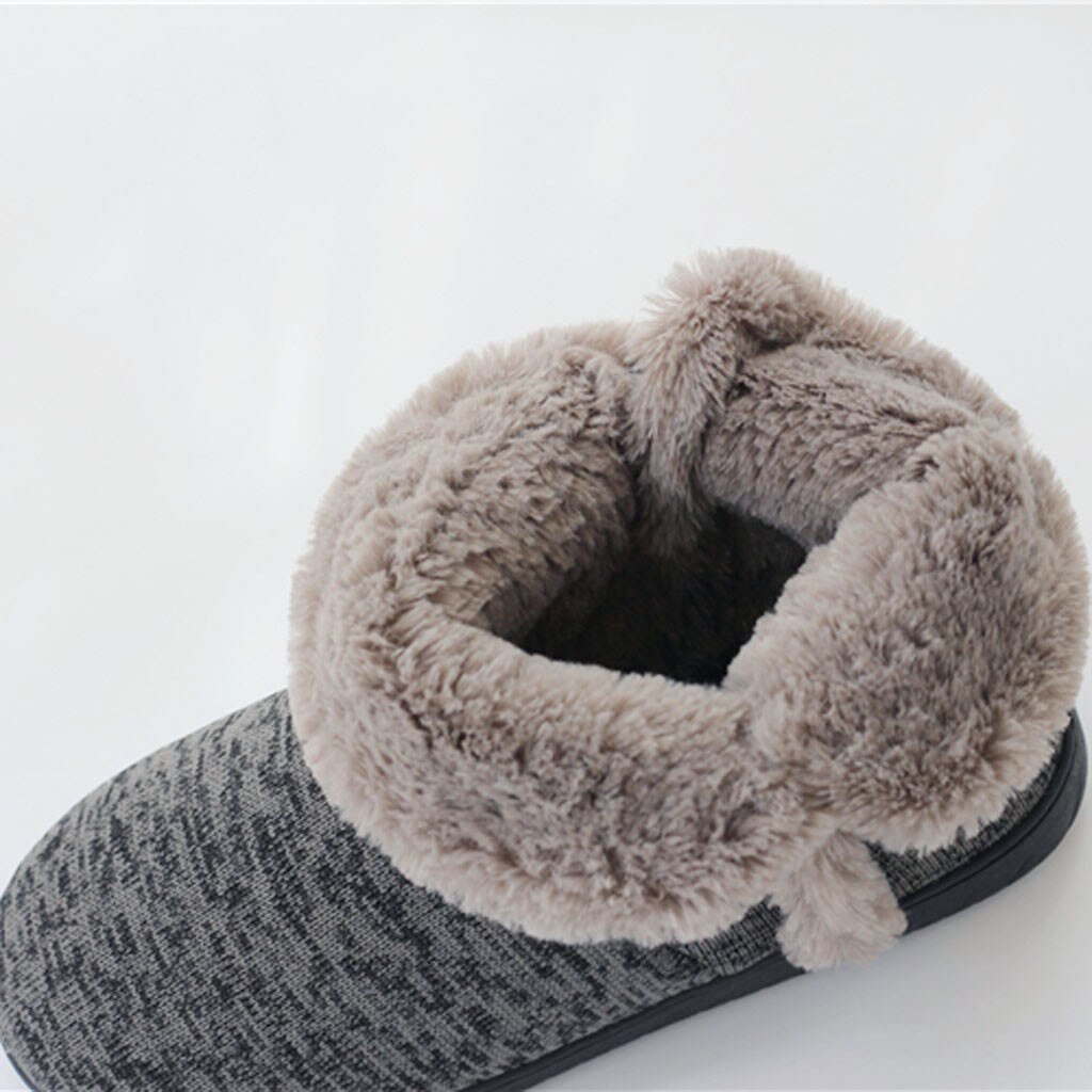 Winter warm Models Home slipper men shoes Soft Warm Winter Home Boots Thick Cotton Shoes Large Size Non-Slip slipper