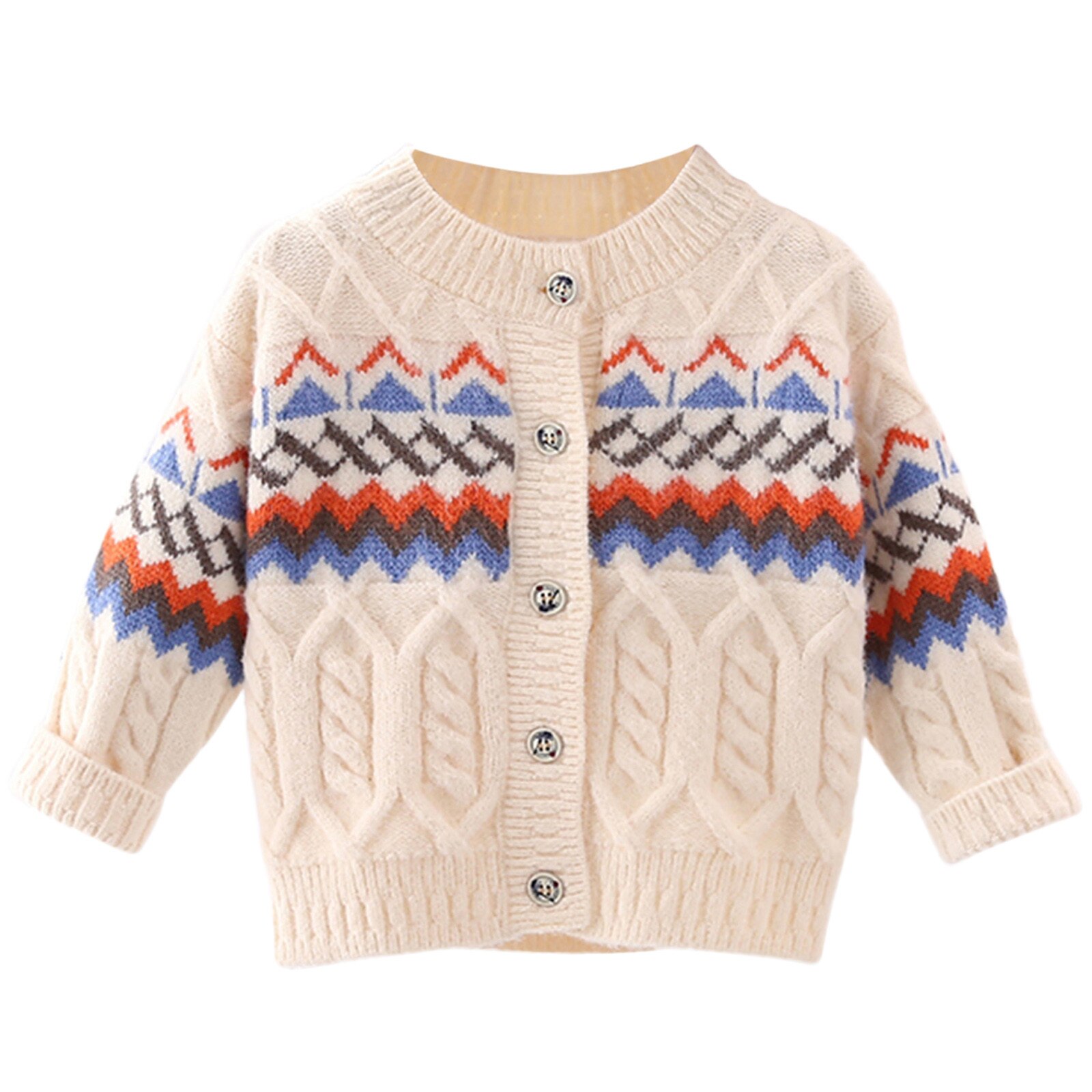 Bebê meninos meninas casaco de lã outwear 2020 outono inverno crianças quentes jaquetas macias crianças roupas casacos cardigan nova moda: Bege / 110