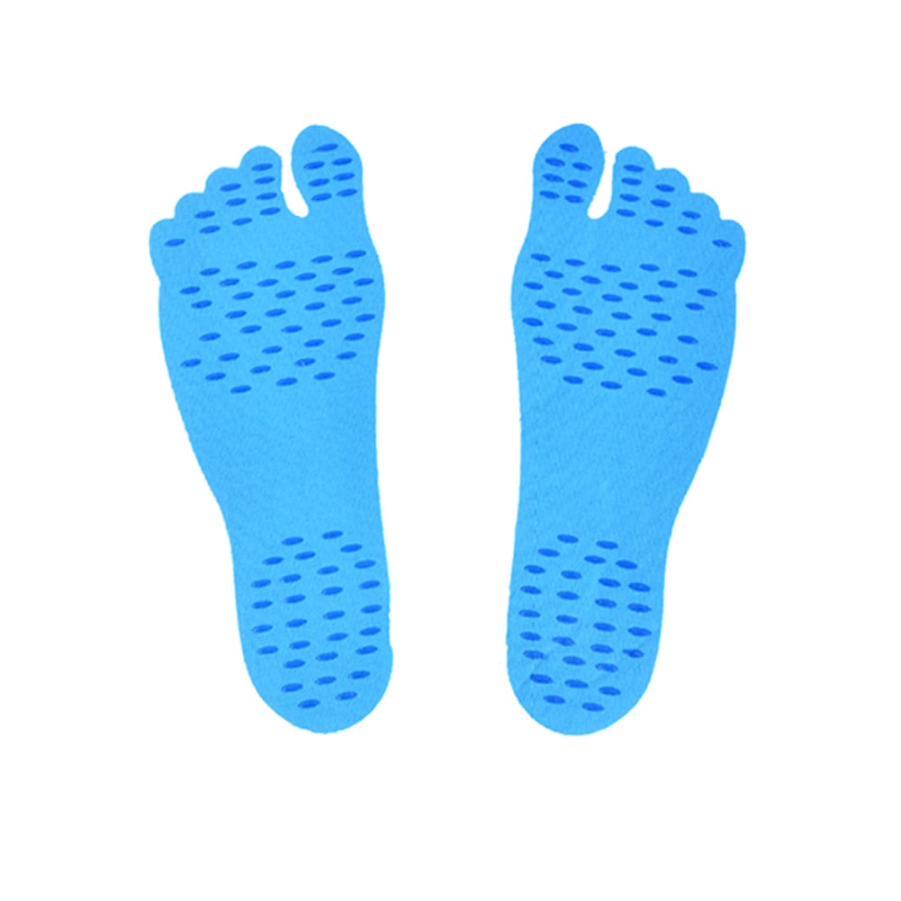 Adhesive Foot Pads Feet Sticker Stick On Soles Flexible Anti-slip Beach Feet Protection 1 Pair Foot Pads H7JP