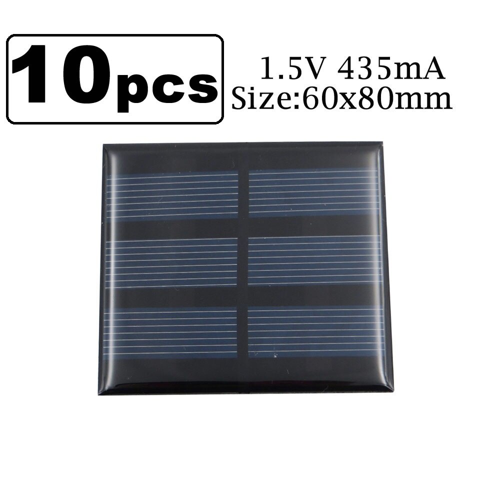 Kit 5 Panneaux Solaires Mini 0,65W 1,5V – Parfait Pour Bricoler Et Charger Ton Téléphone !