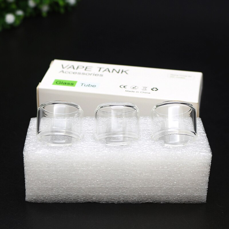 3 Pcs Vervanging Glazen Buis Voor Obs Cube Tank Transparante Bubble Pyrex Glazen Buis