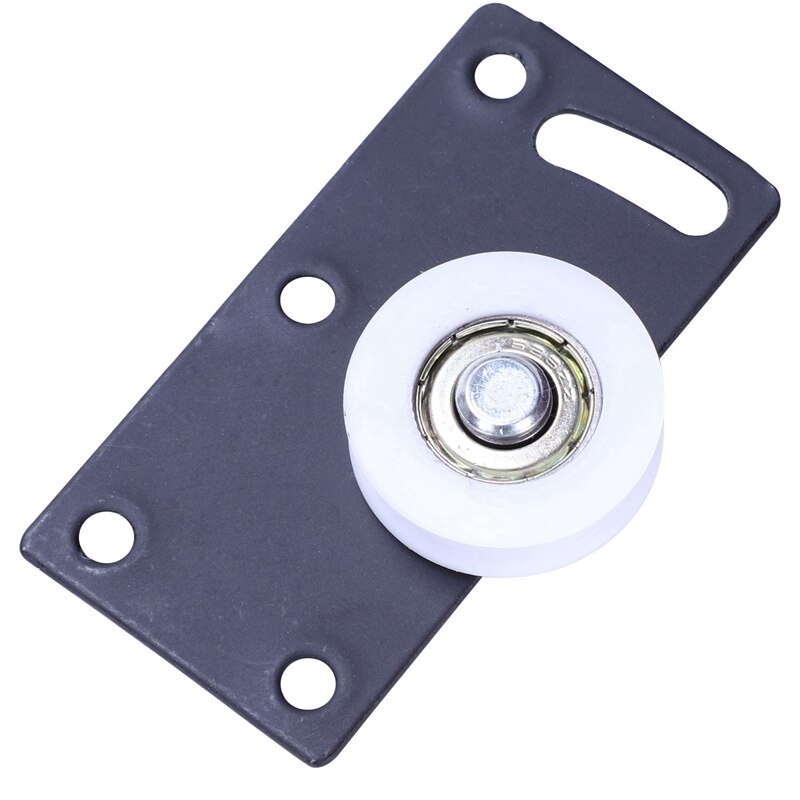 8Sets Sliding Door Wheels Rollers Pulleys Runners For Cupboard Wardrobe Cabinet Smoothly &amp; Mute Nylon Wheels