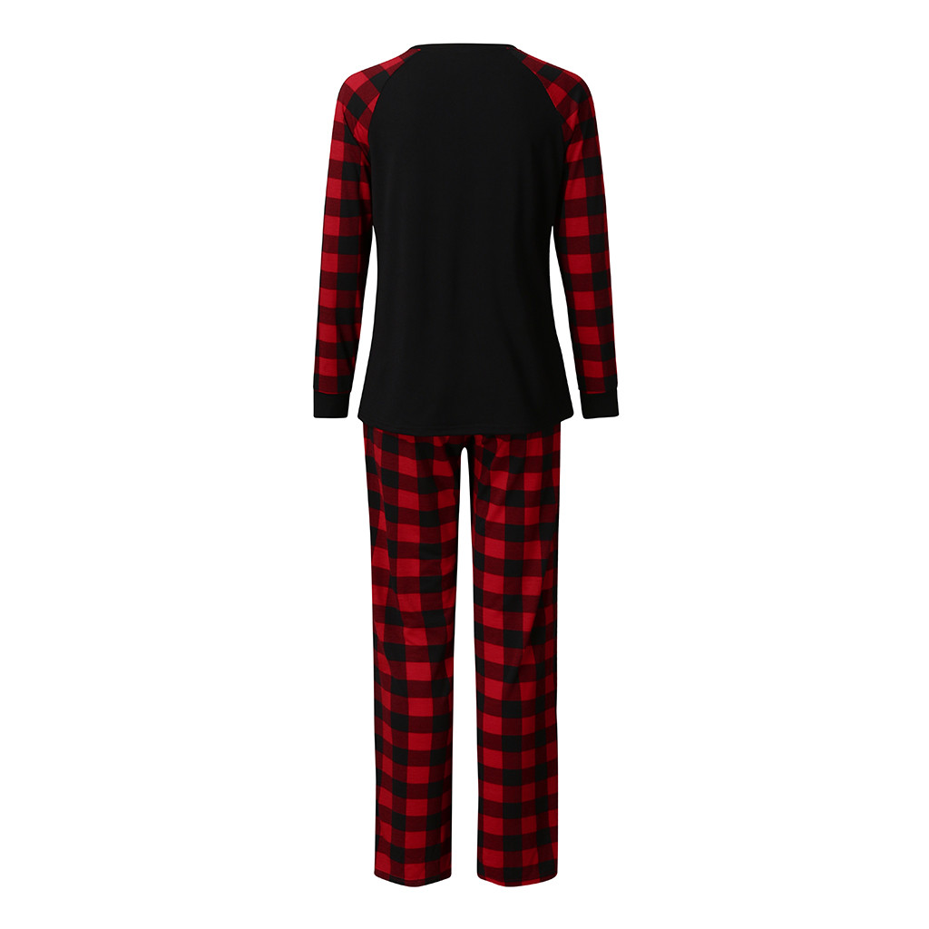 Mom Herten Tops Blouse Broek Familie Pyjama Nachtkleding Kerst Outfits Set Kerst ouder-kind Familie Slijtage