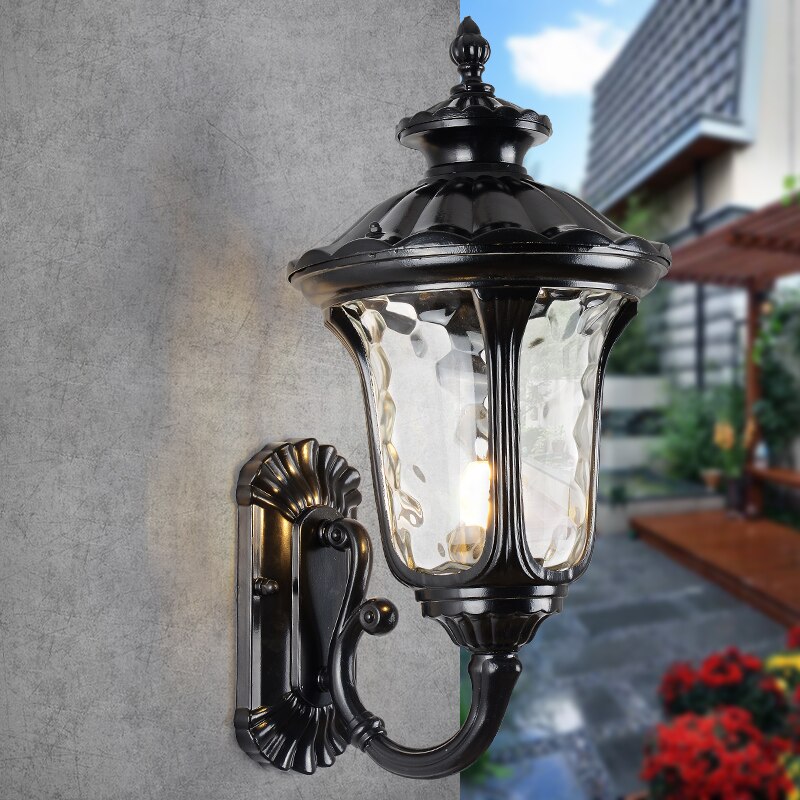 Outdoor Wandlamp Waterdichte Europese Villa Antieke Tuin Gangpad Binnenplaats Lamp Outdoor Wandlamp Led