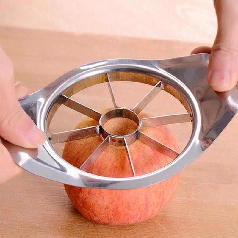 Roestvrijstalen appelsnijder, fruitsnijder, dunschiller, fruitgroentesnijder, praktische groente- en fruitgereedschap, keukengadgets