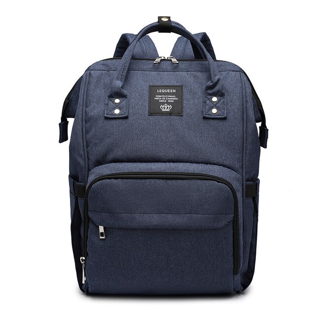 LEqueen – sac à langer de grande capacité pour bébé, sacoche de maternité, de , pour soins de bébé: navy