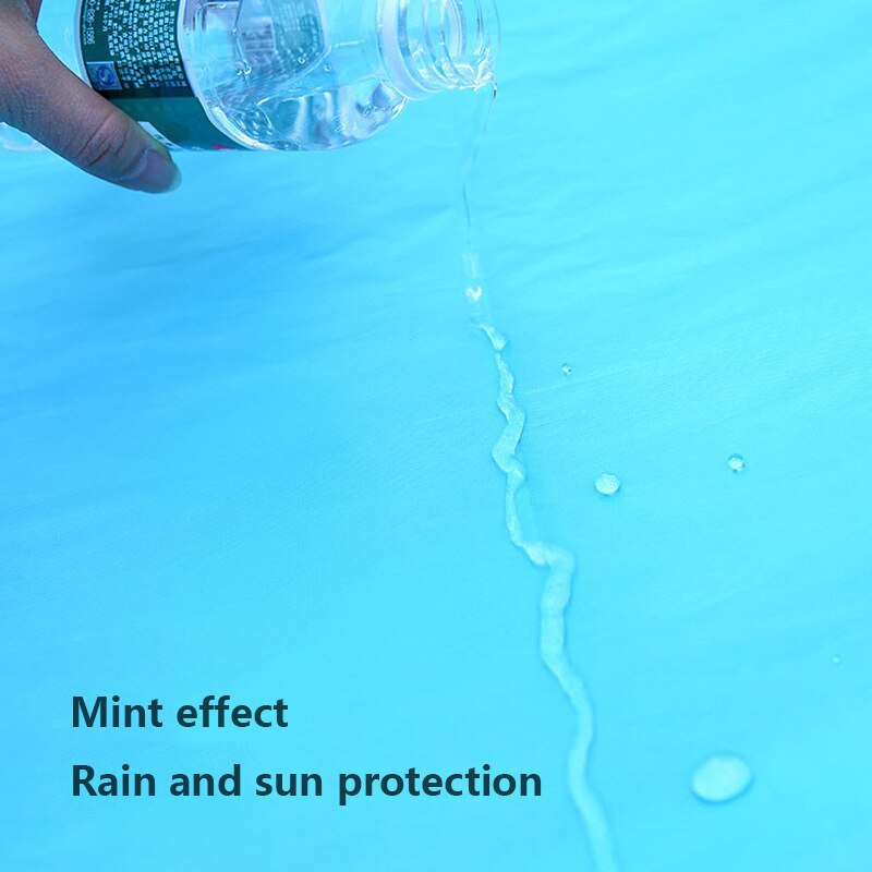 3/4/6m Family Courtyard Swimming Pool Triangle Fixed Oversized Waterproof Multifunctional Awning Canopy Home Garden Supplies