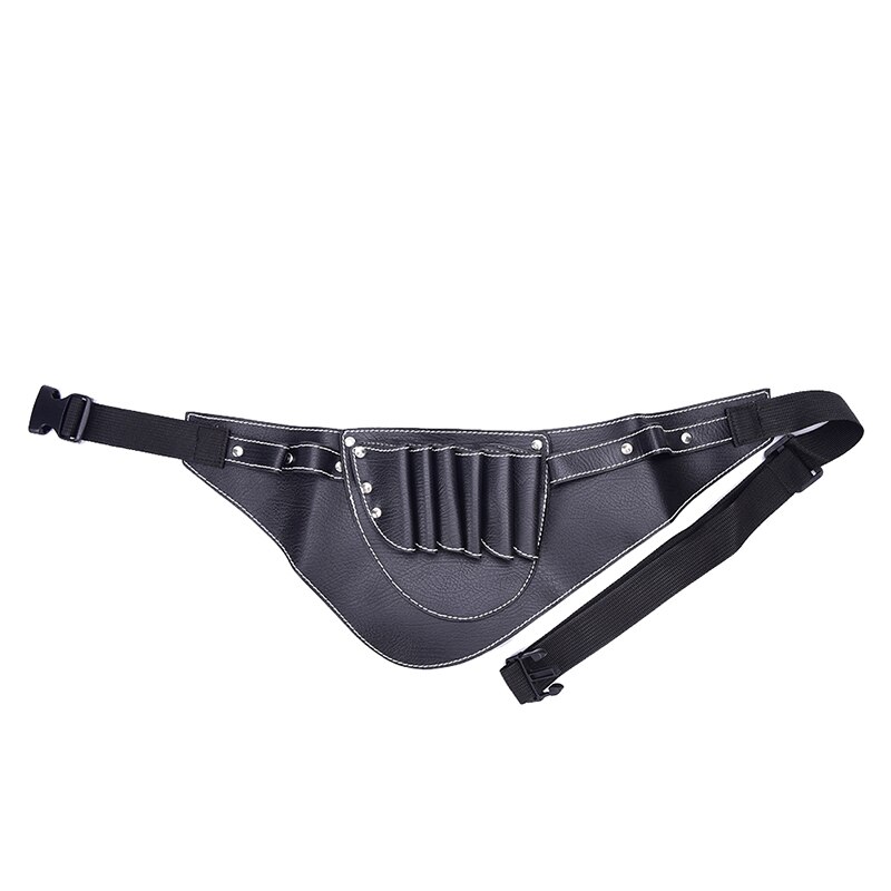 1 pièces coiffeur coiffeur cheveux cisailles sacs ciseaux poche coiffure étui avec ceinture sac Rivet Clips sac outil