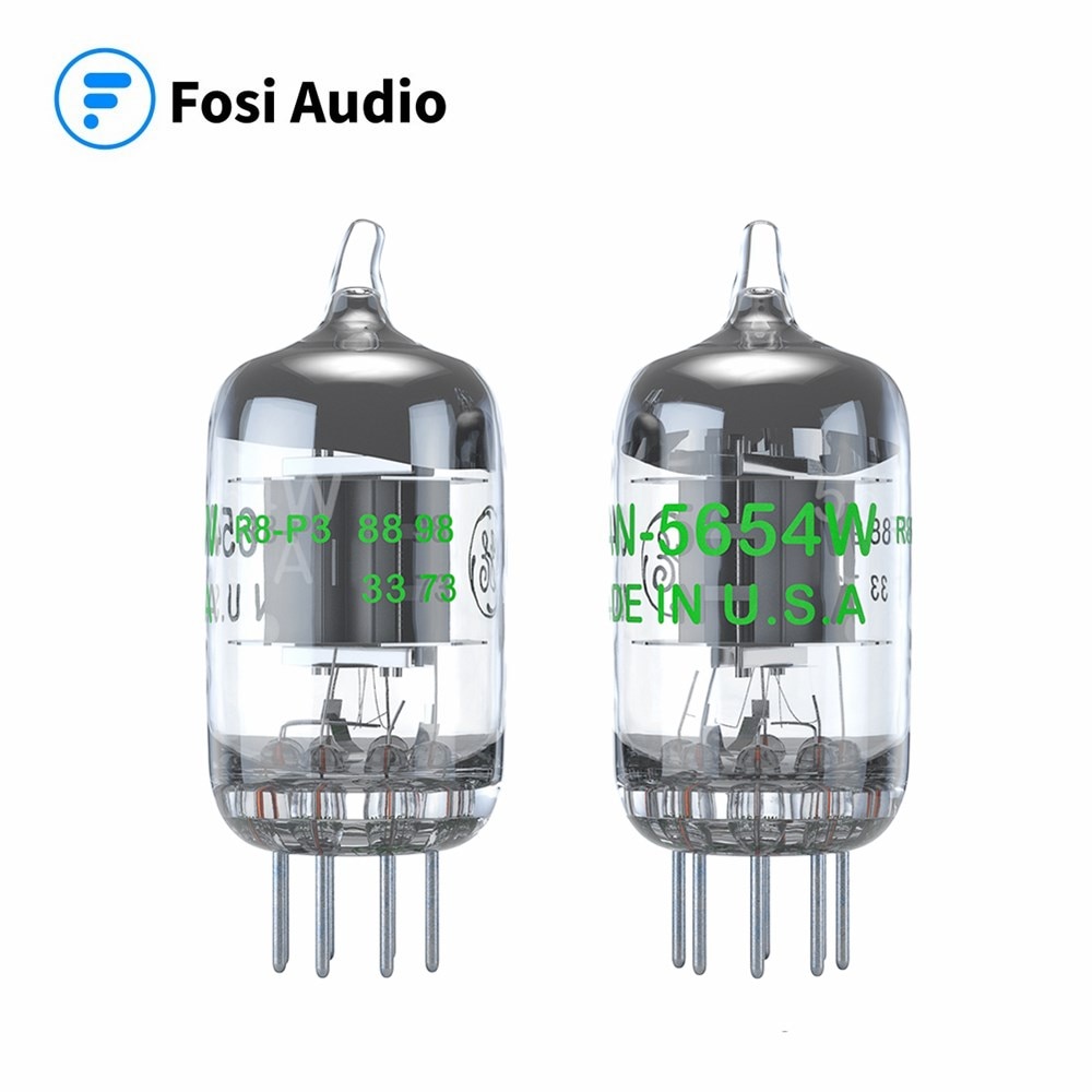 Fosi Audio Vacuümbuizen 7-Pin 5654W Upgrade Voor 6AK5 6J1 6J1P EF95 Pairing Buizen 2 Stuks Voor versterker Audio