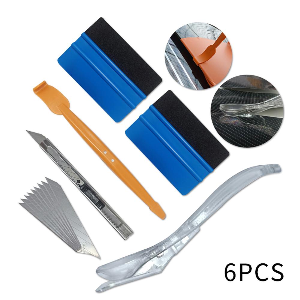 Top Vinyl Wrap Auto Magneet Zuigmond Gereedschap Set Carbon Fiber Film Cutter Auto Sticker Wrapping Window Tint Auto Accessoires: Default Title