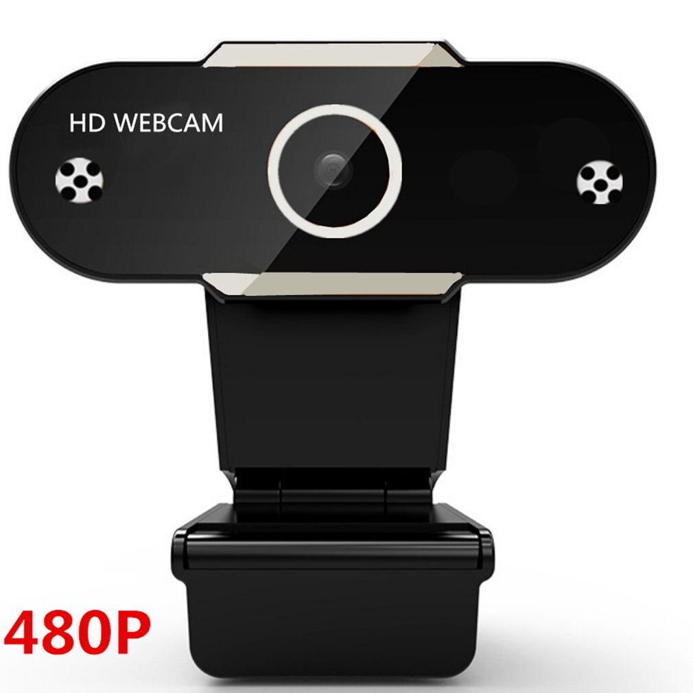 Full Hd 1080P Webcam Computer Pc Web Camera Met Microfoon Voor Live-uitzending Video Bellen Conferentie Workcamara Web Para pc: 480P