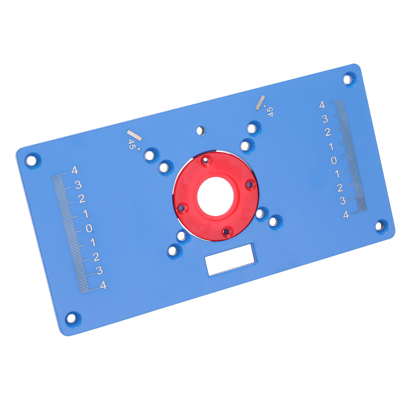 Multifunctional Router Table Workbench Woodworking Machine Wood Trimmer Models Engraving Machine Insert Plate With 4 Rings