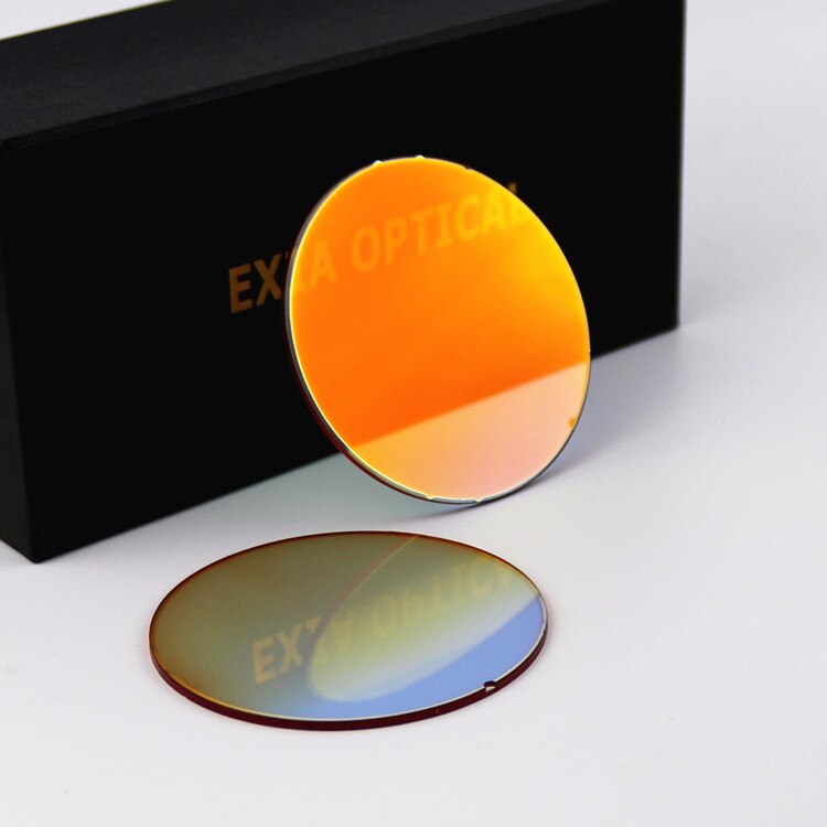 Red Lens Sunglasses Flash Mirror Hydrophobia Coated UVA Gradient Brown Base Color Lens A10 Series