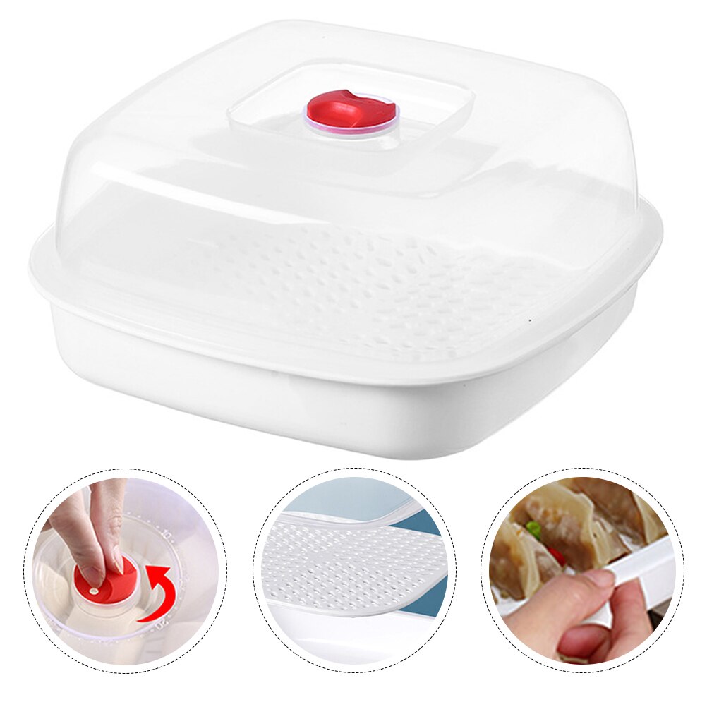 Food Steamer Microwave Steamer Practical Food Steaming Plate