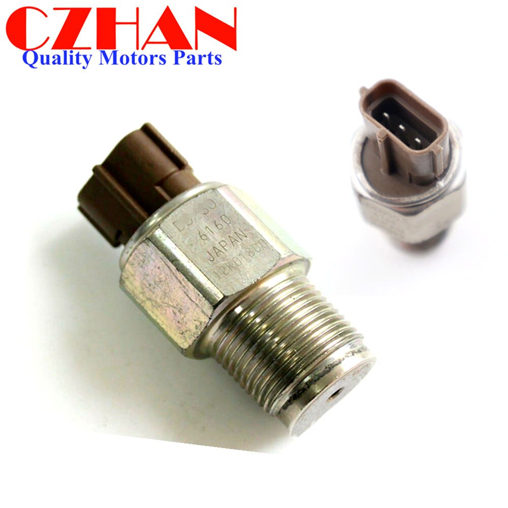 Sensor de Common Rail 499000-6160 para excavadora HITACHI ZAX330-3 Isuzu 4HK1 6HK1 Mitsubishi L200 Pickup 2,5, Sensor de presión de combustible