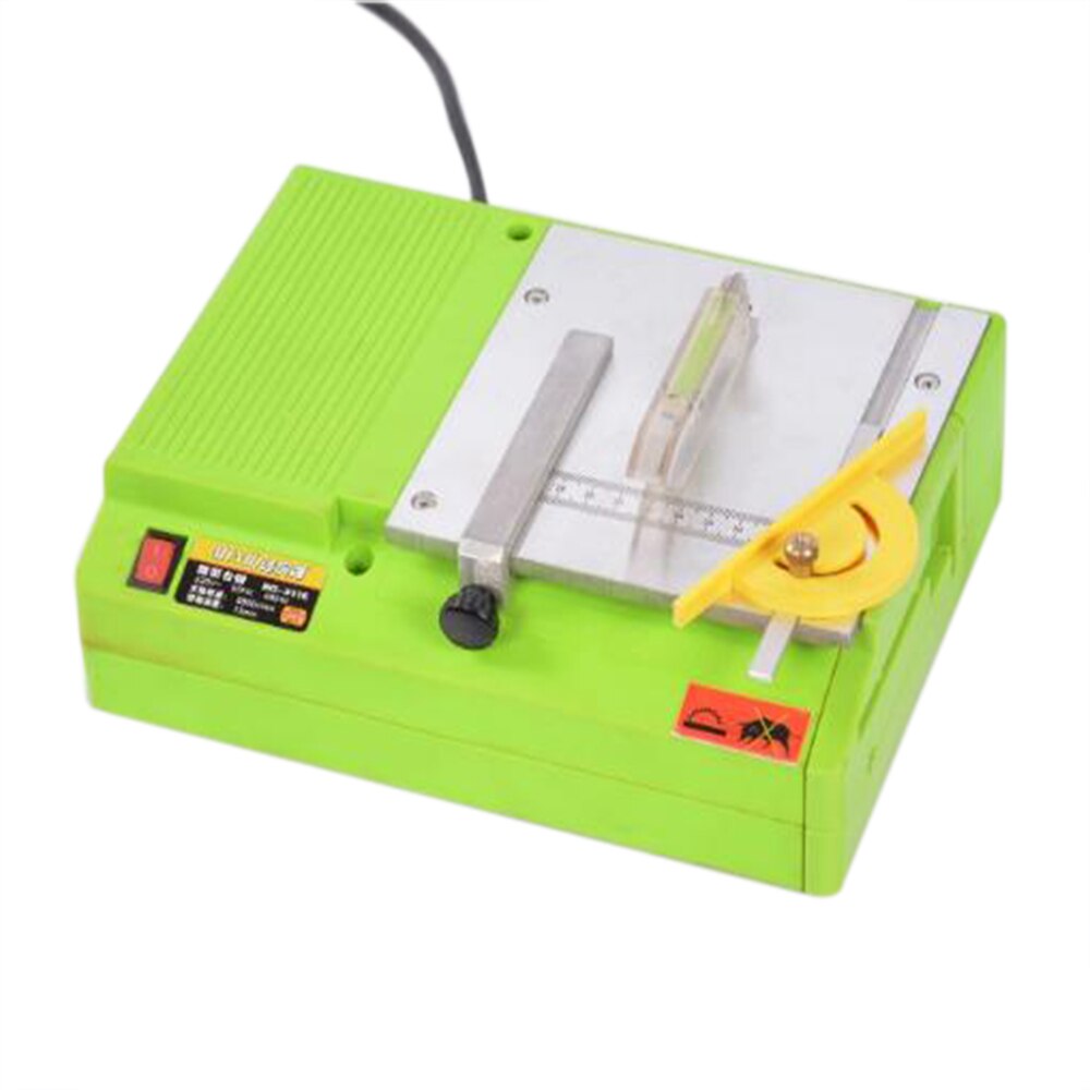 Mini Table Saw Manual Multifunctional Woodworking Bench Lathe Electric Polisher Sharpener Grinder DIY Circular Cutting Tools