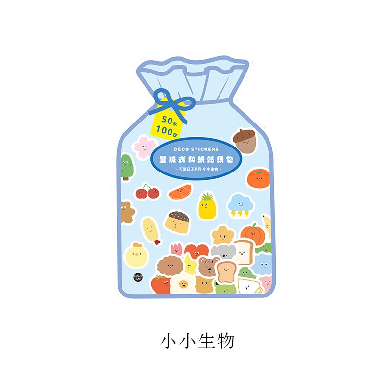 Mohamm-pegatina de papel japonés para Scrapbooking, suministros escolares de papelería, Serie de días bonitos, , 1 ud.: C