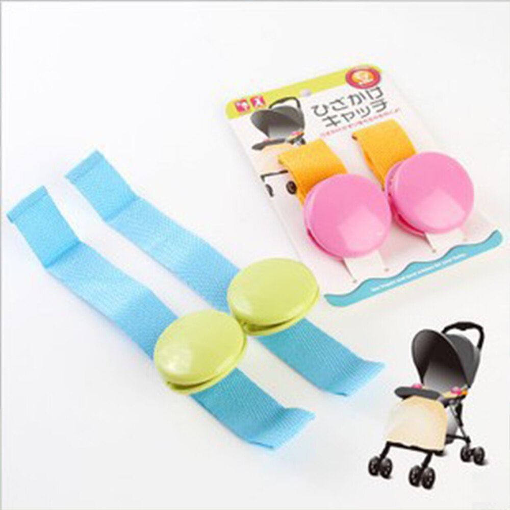 2 pièces bébé poussette Anti Tipi pince anti-dérapant couverture attache attaches pinces bretelles porte feuille poussette siège auto accessoire