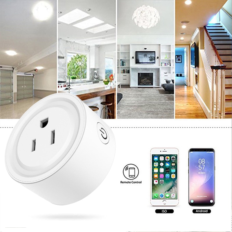 US Plug Wifi Smart Plug Wifi Smart Smartlife Socket Plug Compatible Remote Control Outlet With Google Home Alexa Voice Control