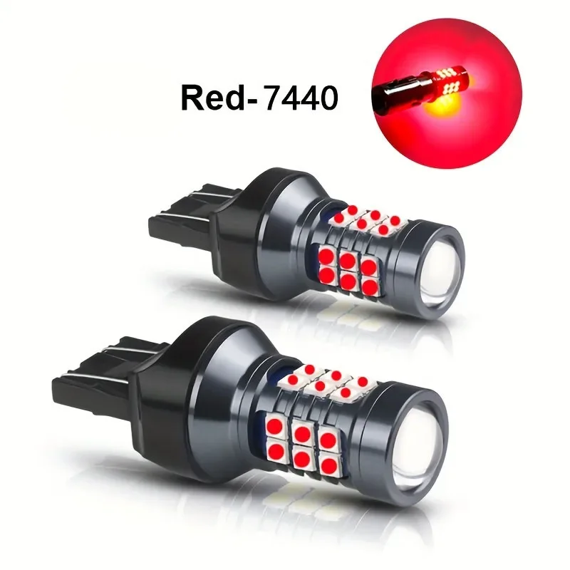Ampoule de clignotant de voiture LED, feu de signalisation universel haute luminosité, voyant d'avertissement, lumière de sécurité nocturne, pièces de feu de signalisation de voiture: changeant / 5000k