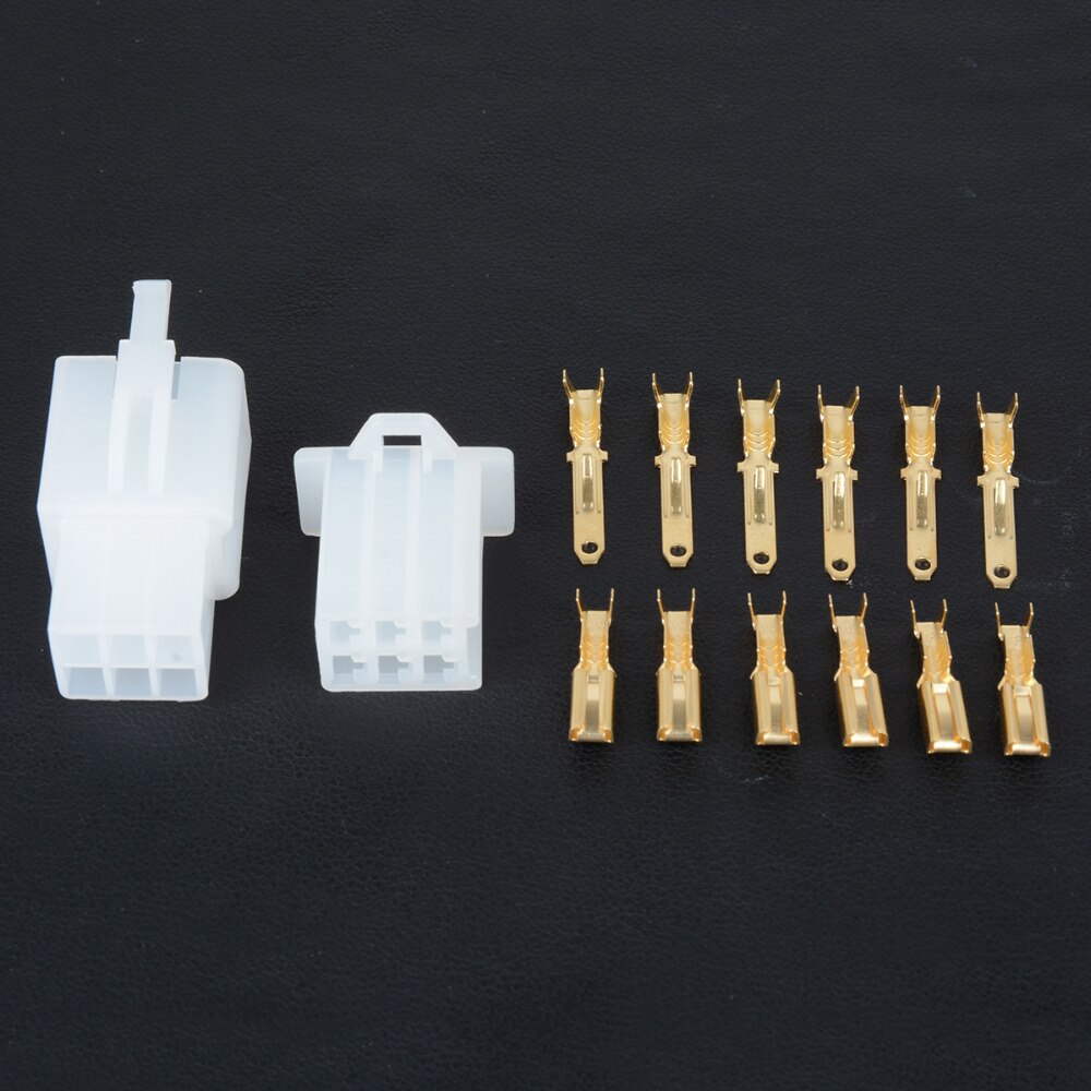 40 Set Practical Auto Electrical 2 3 4 6 Pin 2.8 mm Wire Terminal Connector with Fixed Hook Male Female Terminals Housing Mayitr