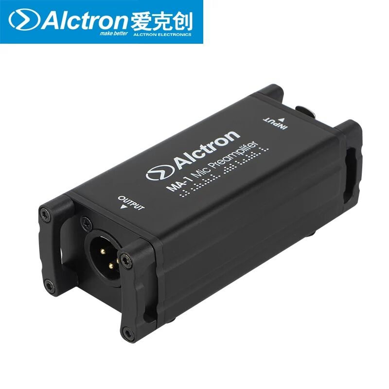 Original Alctron MA-1 mic amp for Dynamic mic and passive ribbon mic microphone amplifier