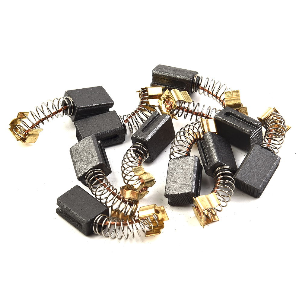 10 Stück Kohlebürsten 6 x 9 x 12 mm für CB406 CB407 CB418 CB419 191962 -4 HR2432 HR2450 HR2450T Elektromotor-Winkelschleifer Zugang