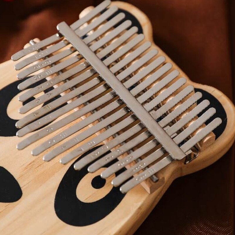 Kalimba 17 Toetsen Draagbare Duim Piano Vinger Piano Klop Piano Muziekinstrument Met Tuning Hamer & Piano Zak