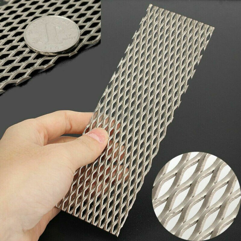 50mm x 165mm 0.5mm Recycled Metal Titanium Mesh Sheet Electrode for Electrolysis