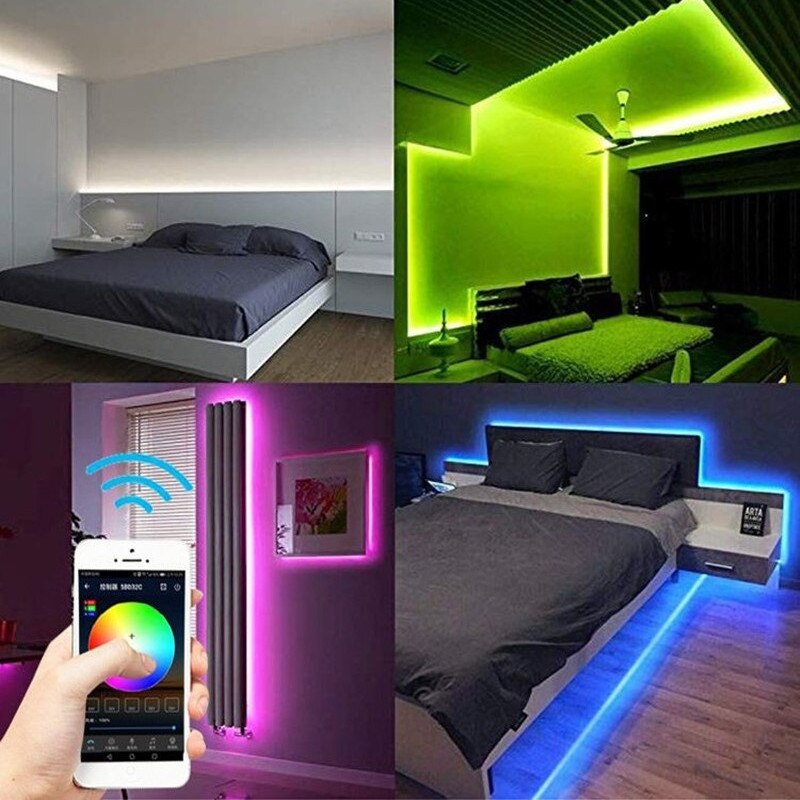 5-24v wifi led rgb controller med  ir 24 nøgle fjernbetjening 1 t 1/ 1 t 2 kabel led strip lys lamper pærer