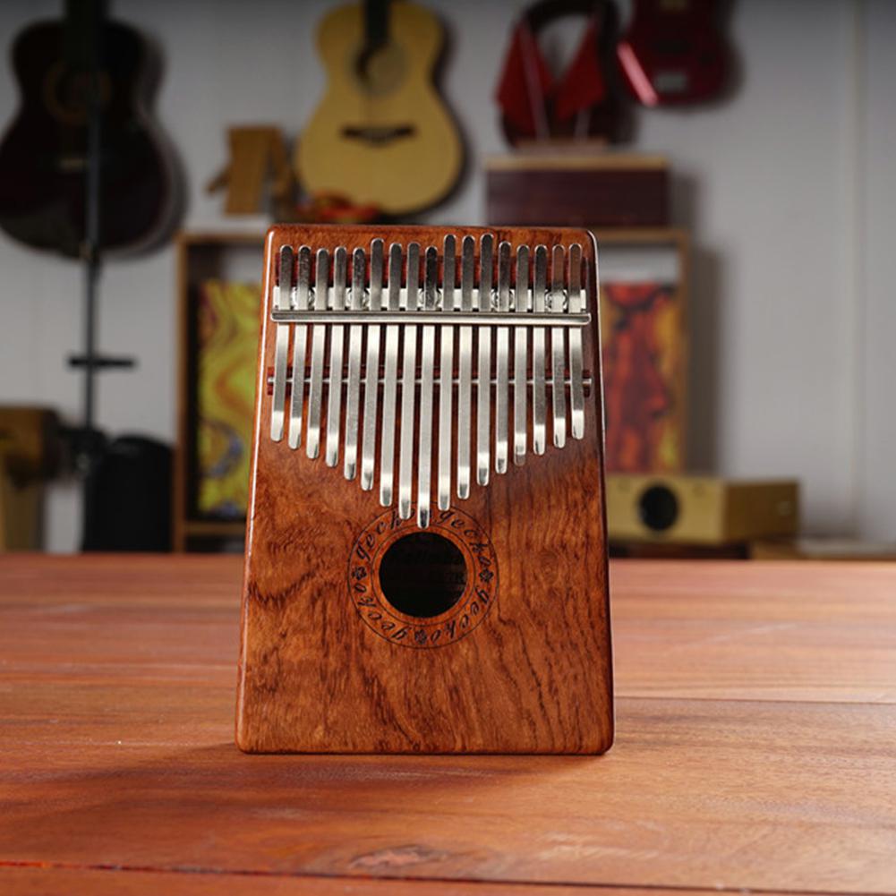 17 Keys Kalimba Rosewood Portable Thumb Piano Mbira Sanza with Box Bag Tuner Hammer Thumb Piano keyboard Musical Instruments