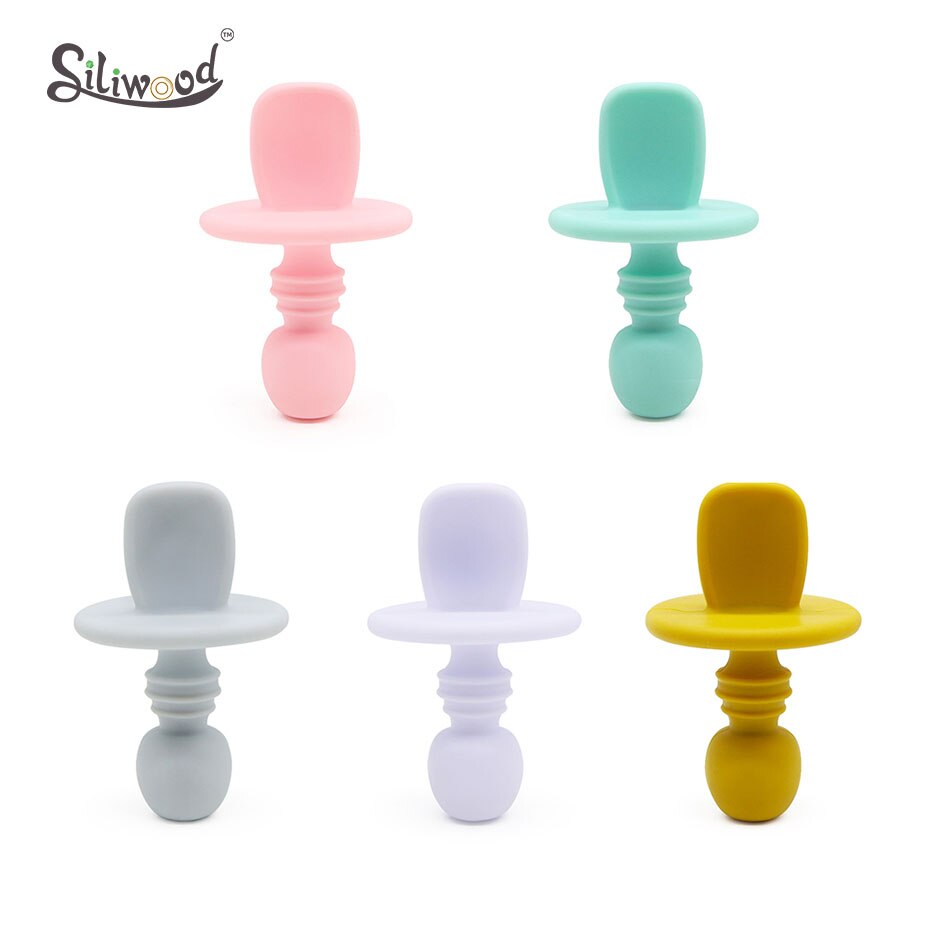 Kind Voeden Baby Bestek Houten Silicone Baby Veilig Voeden Zuigelingenvoeding Accessoires Cartoon Babyvoeding Lepel Vork