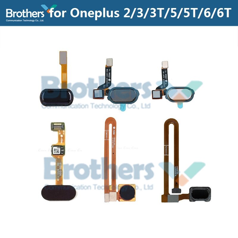 Voor Oneplus 2 3 3 5 5T Vingerafdruk Flex Kabel 1 + 3 3 3T voor Oneplus 5 5T Home Button Sensor Scanner Flex Kabel Telefoon Vervangende