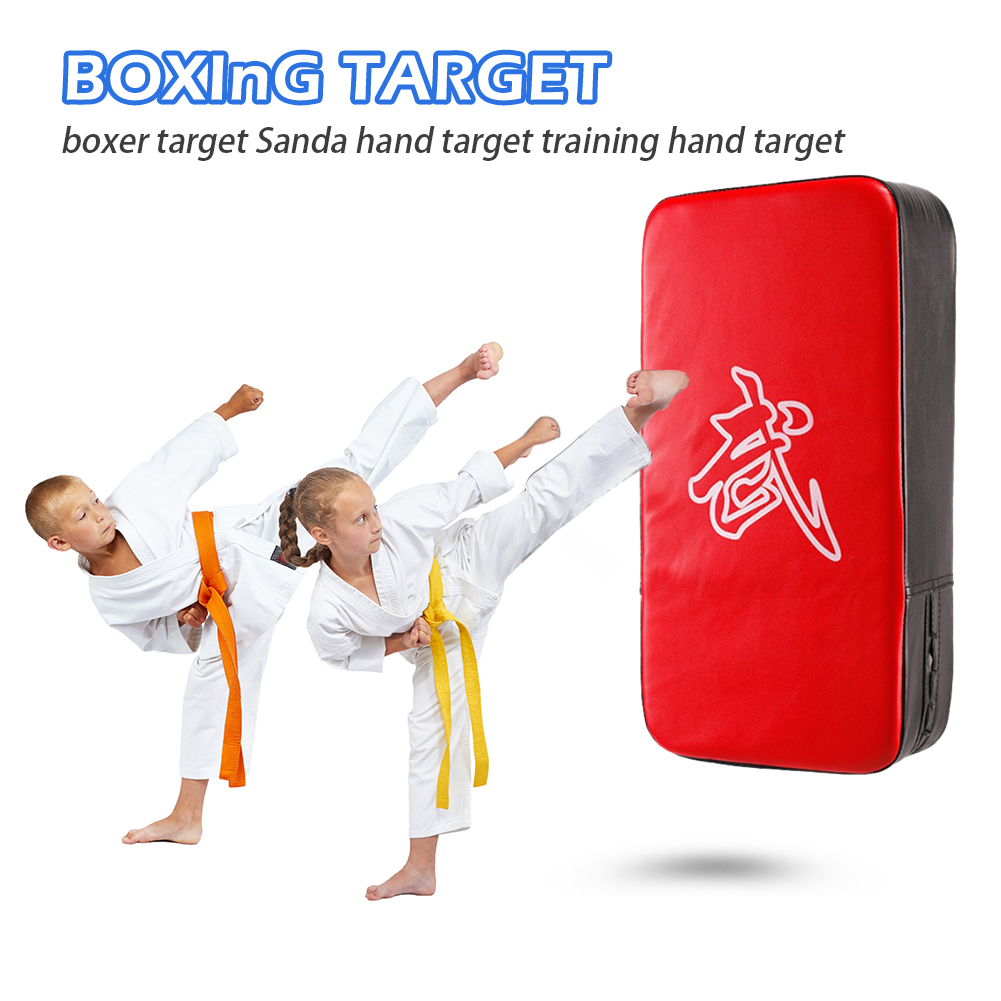 Bolsa de boxeo curvada para adultos y niños, saco de arena para Taekwondo, Muay thai, Karate, almohadillas para patas de entrenamiento, PU