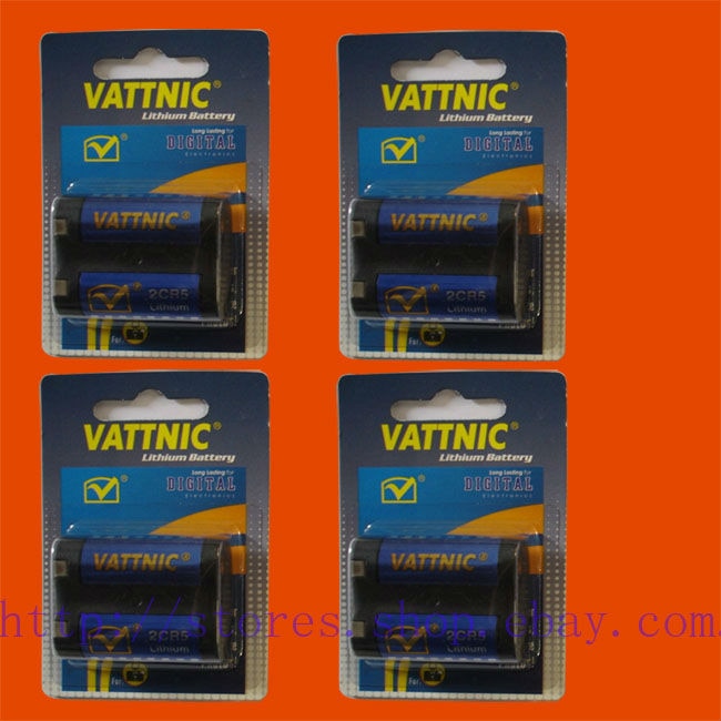 4X 2CR5 6V LITHIUM BATTERIES SHIP to worldwide