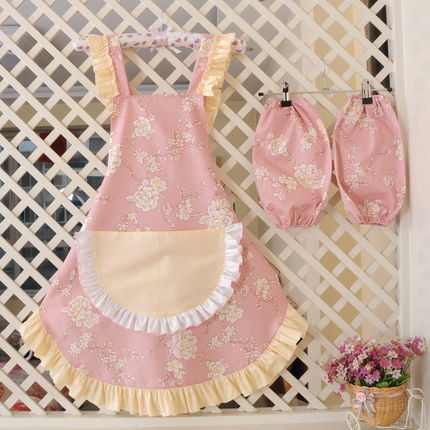 Cotton aprons for woman with pocket lovely Coverall cleaning apron Commercial Restaurant Home Bib delantal cocina kitchen apron