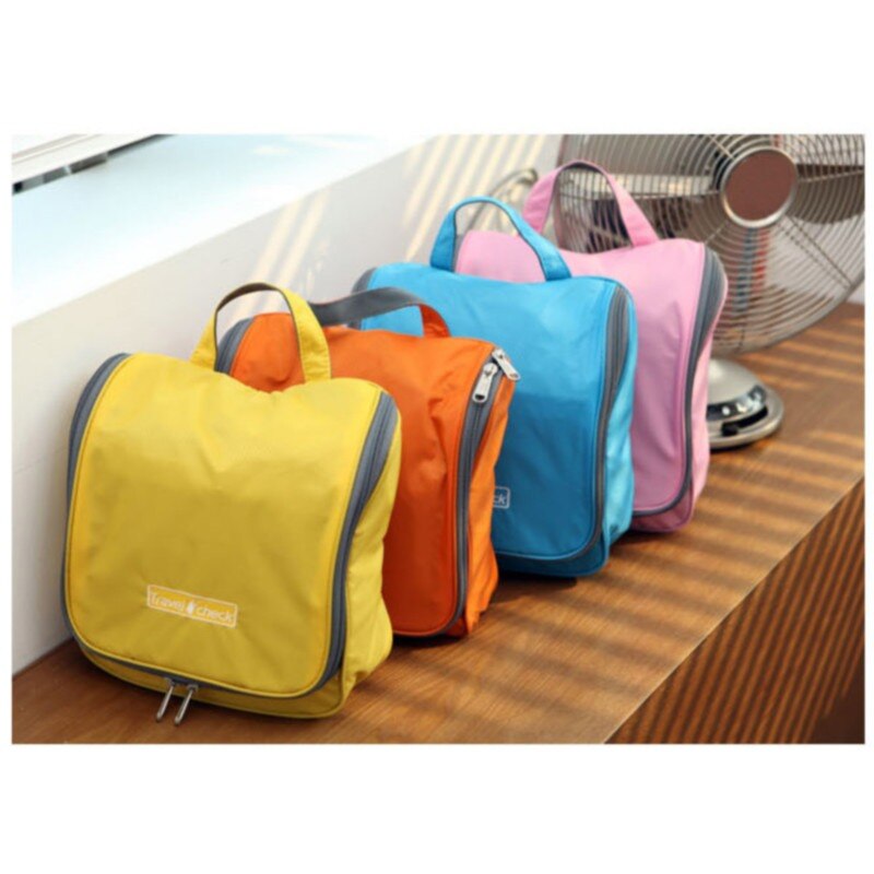 Accessoires de voyage sac cosmétique grande capacité toilette maquillage étanche paquet de bain poche suspendue rangement tri organisateur