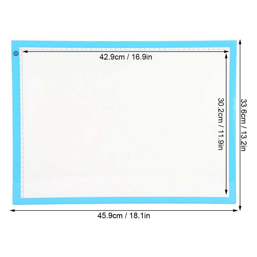 LED Light Board A3 Brightness Artcraft Tracing Light Digital Graphics Tablet for Drawing copy table